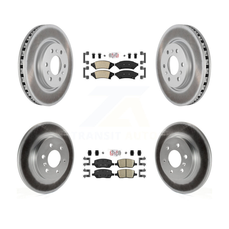 Front Rear Ceramic Pad Coat Brake Rotors Kit For Pontiac Montana Chevrolet Uplander Buick KGA-101447