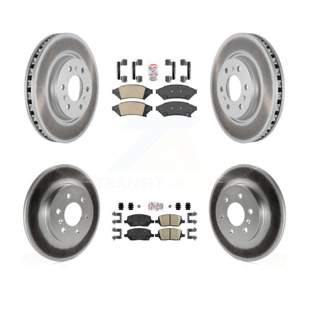 Front Rear Ceramic Pad Coat Brake Rotors Kit For Pontiac Montana Chevrolet Uplander Buick KGA-101448