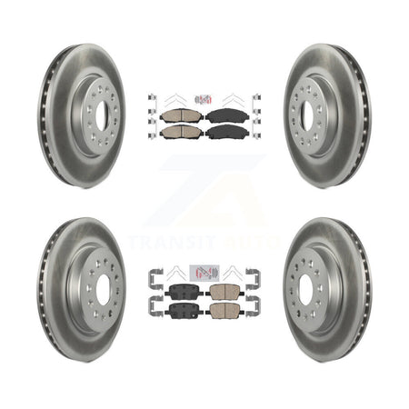 Front Rear Ceramic Pad Coat Disc Brake Rotor Kit For Chevrolet Traverse GMC Acadia Blazer KGA-101612