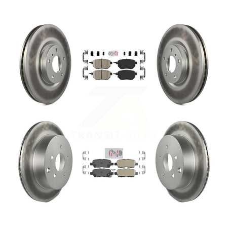 Front Rear Ceramic Pads And Coated Disc Brake Rotors Kit For Nissan Murano KGA-101898