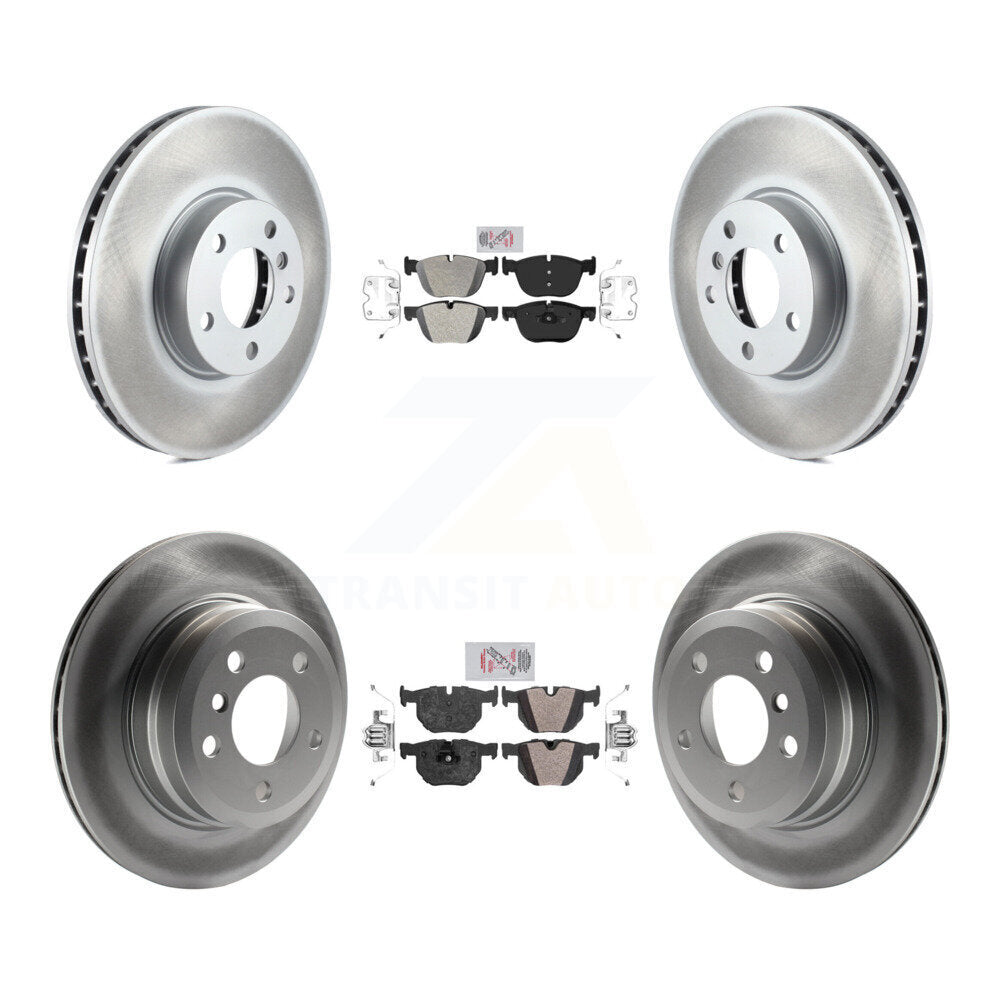 Front Rear Semi-Metallic Pads And Coated Disc Brake Rotors Kit For BMW X5 X6 KGA-102291