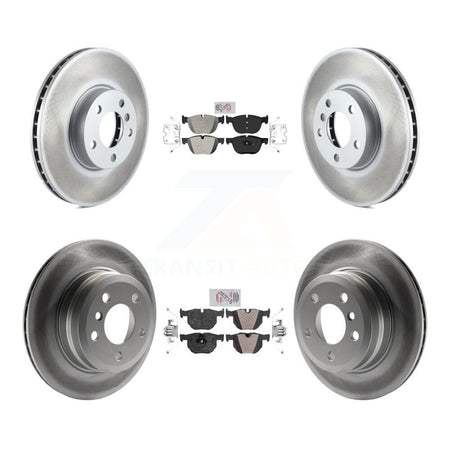 Front Rear Semi-Metallic Pads And Coated Disc Brake Rotors Kit For BMW X5 X6 KGA-102291