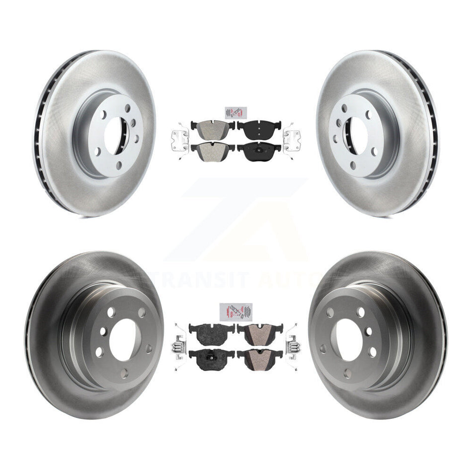 Front Rear Semi-Metallic Pads And Coated Disc Brake Rotors Kit For BMW X5 X6 KGA-102291