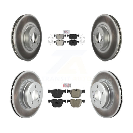 Front Rear Semi-Metallic Pads And Coated Disc Brake Rotors Kit For BMW X5 X6 KGA-102292