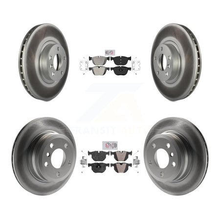 Front Rear Semi-Metallic Pads And Coated Disc Brake Rotors Kit For BMW X5 X6 KGA-102294