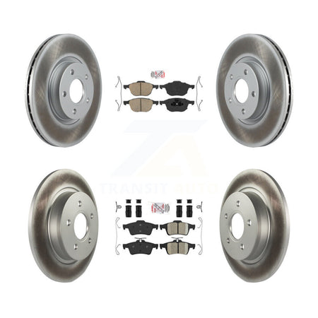 Front Rear Ceramic Pads And Coated Disc Brake Rotors Kit For Volvo S40 C30 V50 C70 KGA-102427