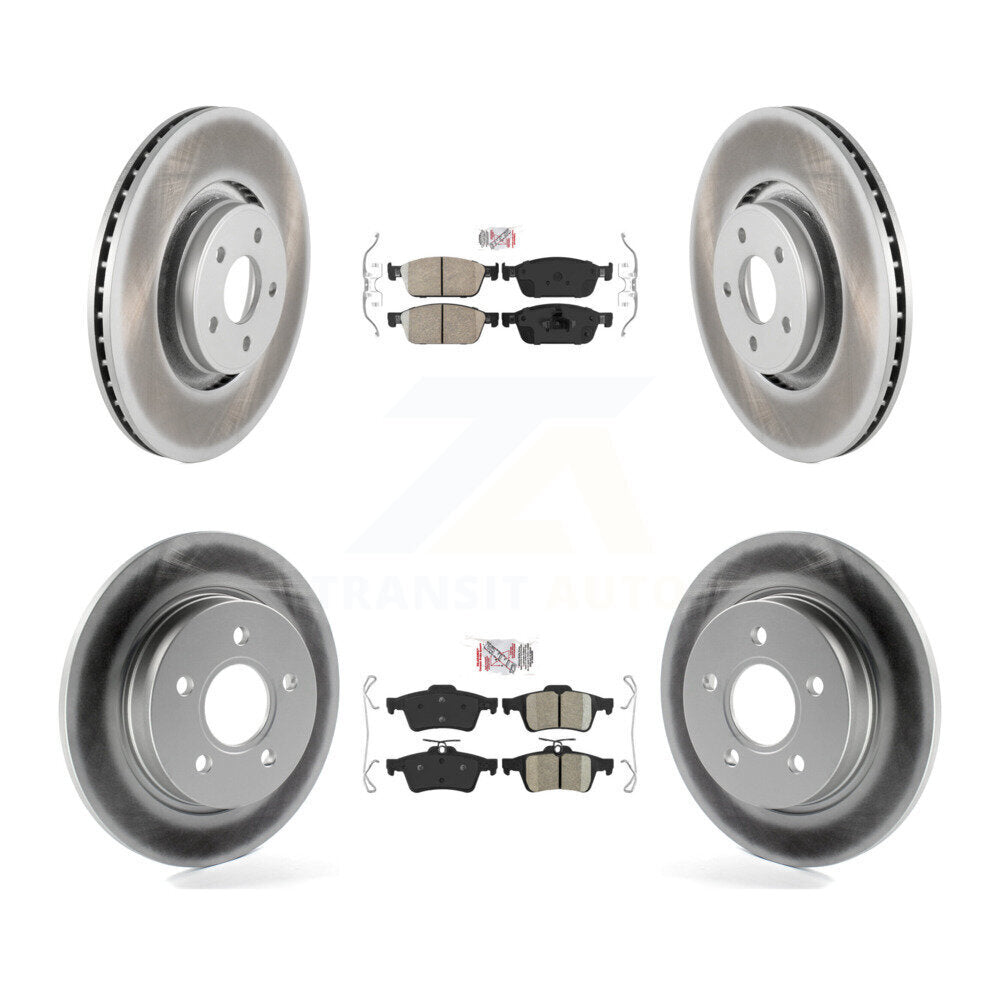 Front Rear Ceramic Pad Coated Brake Rotor Kit For Ford Focus ST With 335mm Diameter KGA-102487