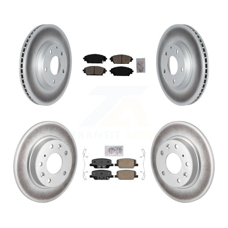 Front Rear Ceramic Pads And Coated Disc Brake Rotors Kit For Mazda CX-30 KGA-102833