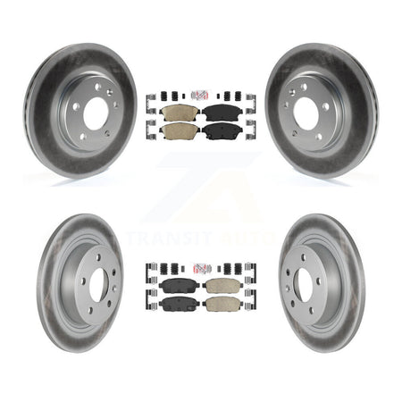 Front Rear Ceramic Pad Coat Brake Rotor Kit For Chevrolet Cruze Buick Verano Orlando Volt KGA-102895