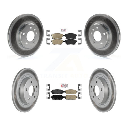 Front Rear Ceramic Pad Coat Brake Rotor Kit For Chevrolet Cruze Buick Verano Orlando Volt KGA-102896