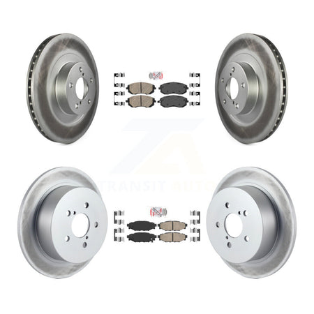 Front Rear Ceramic Pads And Coated Disc Brake Rotors Kit For 2005 Subaru Outback Legacy KGA-102961