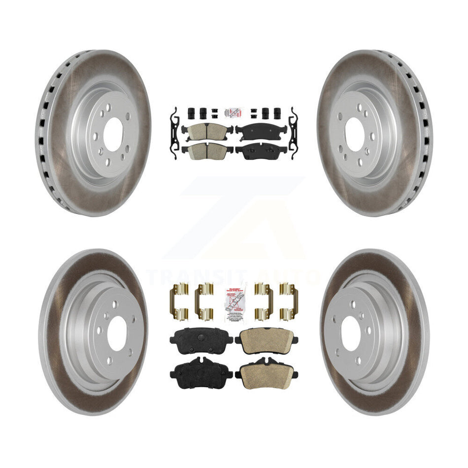 Front Rear Ceramic Pad Coat Brake Rotors Kit For Mercedes-Benz ML350 GLE350 ML250 GLE300d KGA-103142