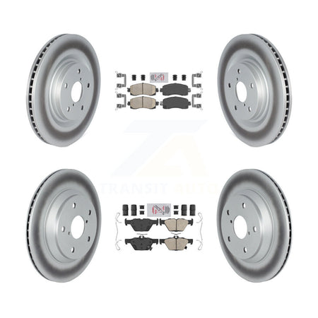 Front Rear Ceramic Pads And Coated Disc Brake Rotors Kit For Subaru Forester Crosstrek KGA-103171