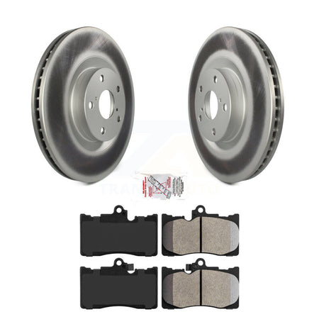 Front Coat Disc Brake Rotor Semi-Metallic Pad Kit For Lexus IS300 IS350 GS350 RC350 RC300 KGA-103362