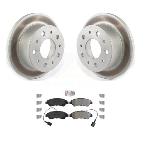 Rear Coated Brake Rotors Semi-Metallic Pad Kit For 2014-2021 Ram ProMaster 2500 3500 1500 KGA-103409