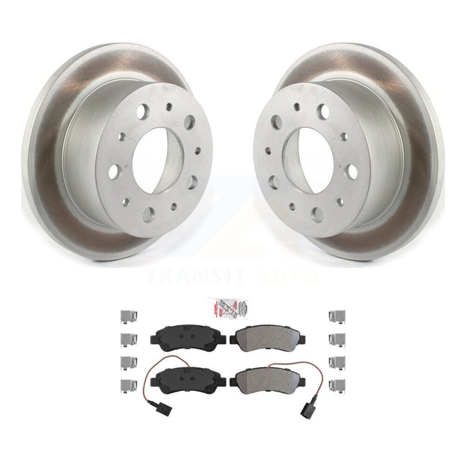 Rear Coated Brake Rotors Semi-Metallic Pad Kit For 2014-2021 Ram ProMaster 2500 3500 1500 KGA-103409