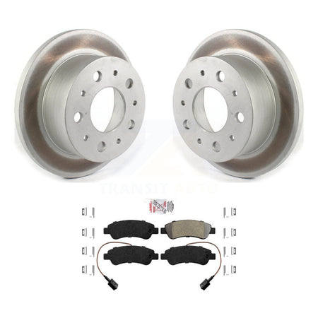 Rear Coated Brake Rotors Semi-Metallic Pad Kit For 2014-2021 Ram ProMaster 2500 3500 1500 KGA-103415