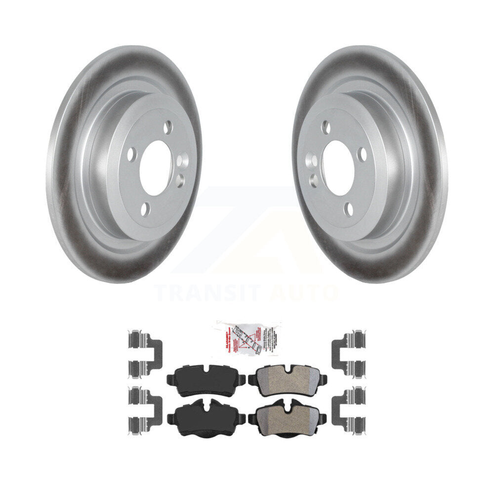 Rear Coated Disc Brake Rotors And Semi-Metallic Pads Kit For Mini Cooper KGA-103420