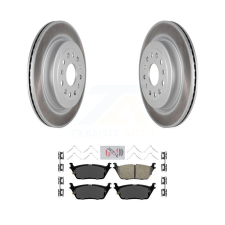 Rear Coated Disc Brake Rotors And Ceramic Pads Kit For Ram 1500 KGA-103460