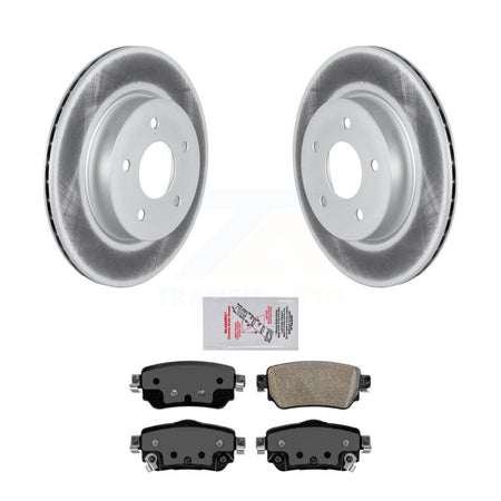 Rear Coated Disc Brake Rotors And Ceramic Pads Kit For Nissan Rogue Sport Qashqai LEAF KGA-103497