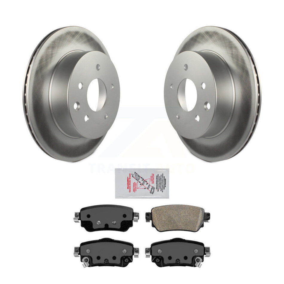 Rear Coat Brake Rotors Ceramic Pad Kit For Nissan Rogue Sport With Electric Parking KGA-103498