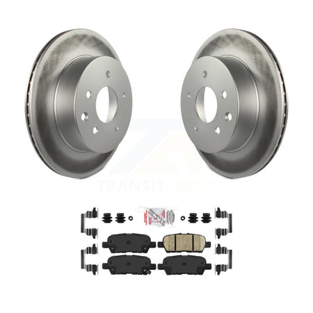 Rear Coated Brake Rotors Ceramic Pad Kit For Nissan Rogue Sport Qashqai LEAF Juke X-Trail KGA-103502