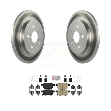 Rear Coat Brake Rotors Ceramic Pad Kit For Toyota Corolla Matrix Prius Prime Pontiac Vibe KGA-103508