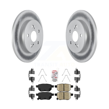 Rear Coated Brake Rotor Ceramic Pad Kit For Toyota Corolla 2.0L With Manual Parking KGA-103515