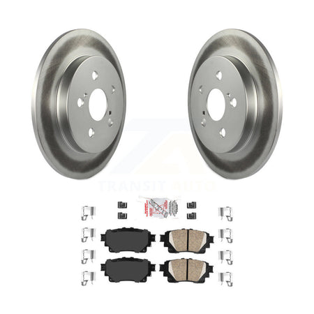 Rear Coat Brake Rotor Ceramic Pad Kit For Toyota Corolla 1.8L With Electric Parking KGA-103517