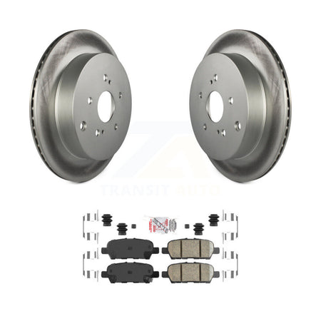 Rear Coated Disc Brake Rotors And Ceramic Pads Kit For 2009-2013 Suzuki Grand Vitara KGA-103590