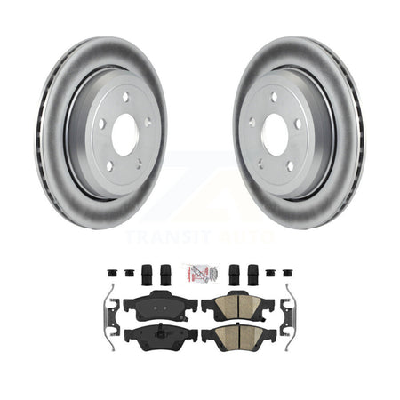 Rear Coated Disc Brake Rotor And Ceramic Pad Kit For Jeep Grand Cherokee Dodge Durango WK KGA-103638