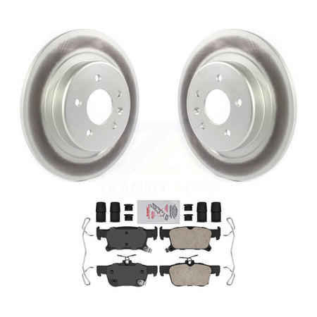 Rear Coated Brake Rotor Ceramic Pad Kit For Buick Envision With 315mm Diameter KGA-103646
