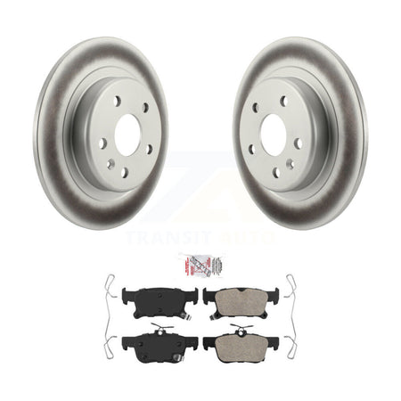 Rear Coated Brake Rotor Ceramic Pad Kit For Buick Envision With 315mm Diameter KGA-103650