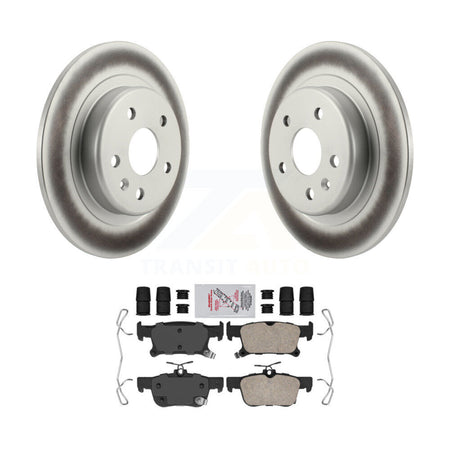 Rear Coated Brake Rotor Ceramic Pad Kit For Buick Envision With 315mm Diameter KGA-103651