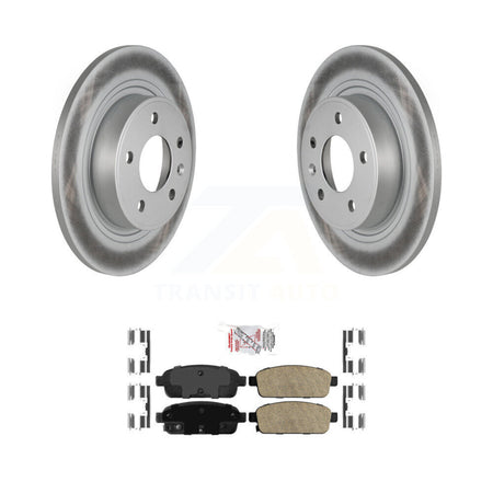 Rear Coated Brake Rotor Ceramic Pad Kit For Chevrolet Cruze Buick Verano Orlando Volt ELR KGA-103685
