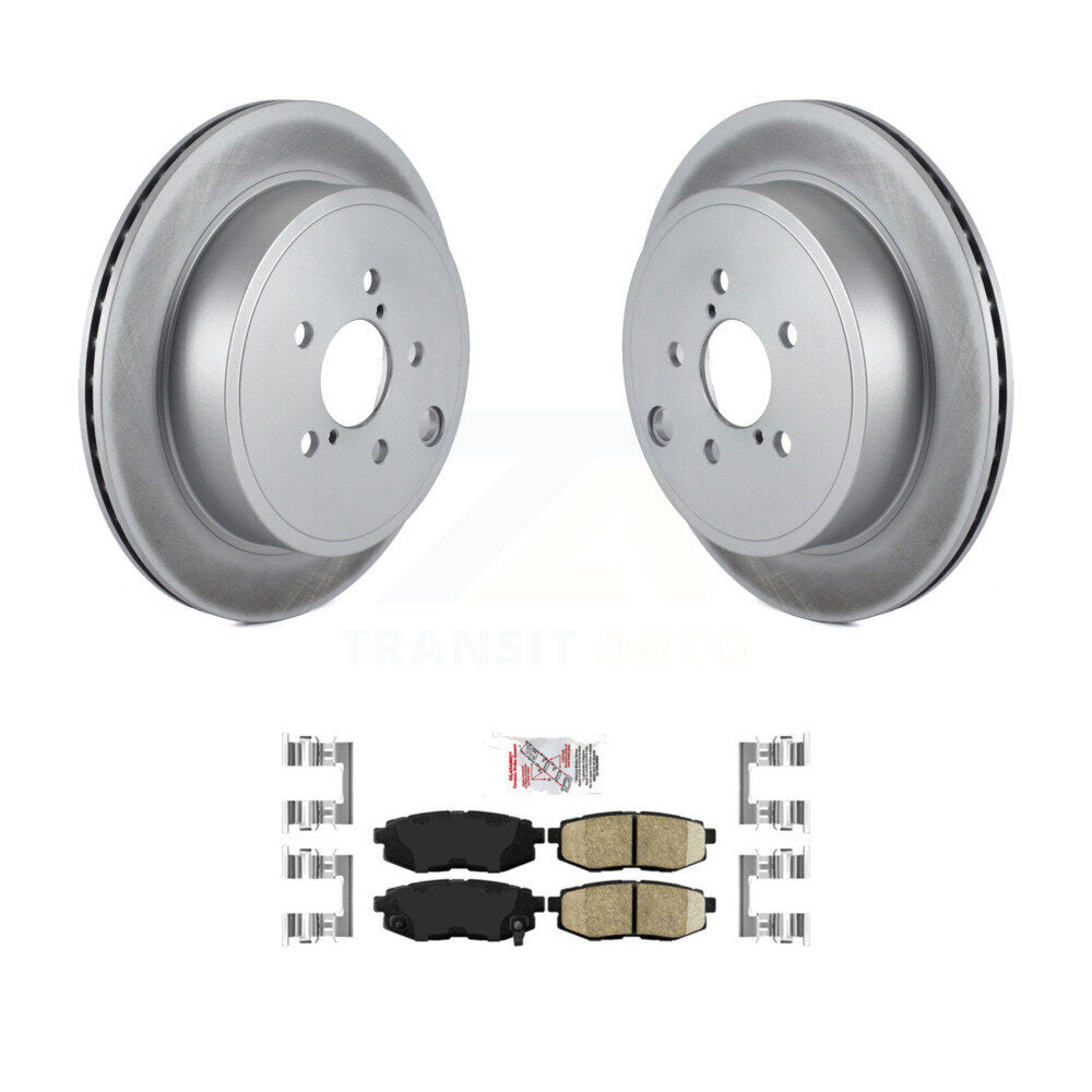 Rear Coat Brake Rotors Ceramic Pad Kit For Subaru Outback Legacy BRZ Scion FR-S Toyota 86 KGA-103736