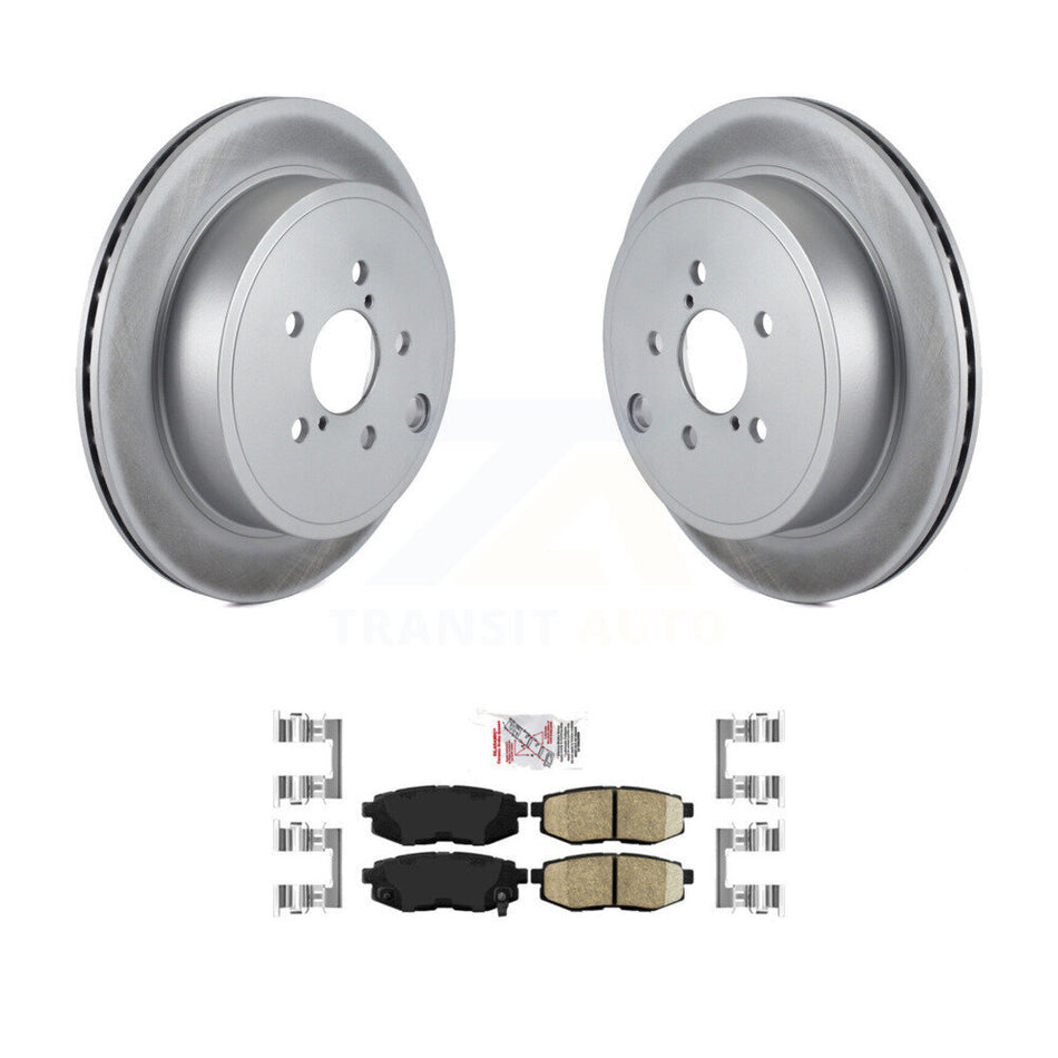 Rear Coat Brake Rotors Ceramic Pad Kit For Subaru Outback Legacy BRZ Scion FR-S Toyota 86 KGA-103736