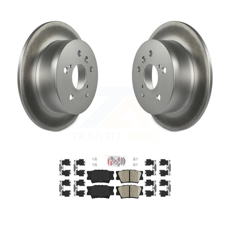 Rear Coated Disc Brake Rotor & Ceramic Pad Kit For Toyota Camry Lexus ES350 Avalon ES300h KGA-103753