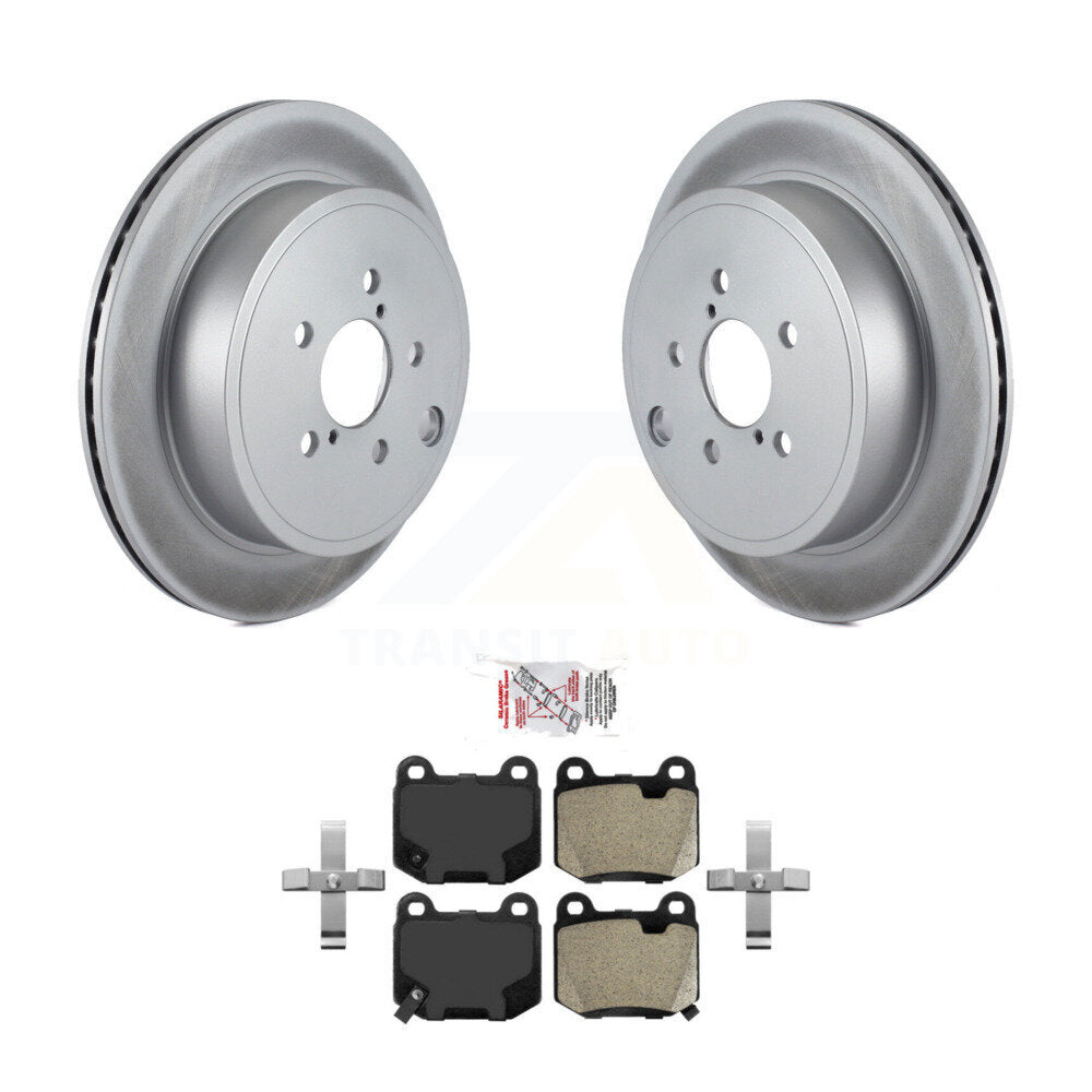 Rear Coated Disc Brake Rotors And Semi-Metallic Pads Kit For Subaru BRZ Toyota 86 KGA-103803
