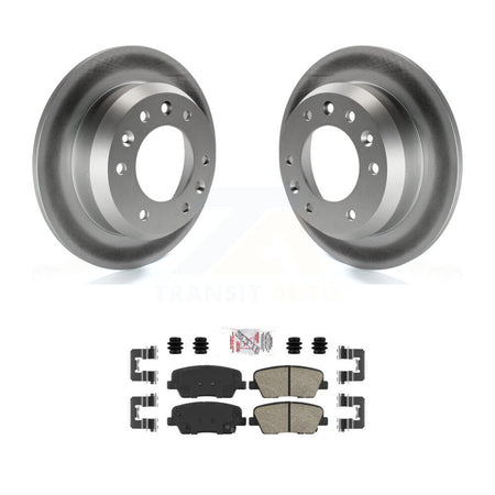 Rear Coated Disc Brake Rotors And Ceramic Pads Kit For Kia Sedona Hyundai Entourage KGA-103859
