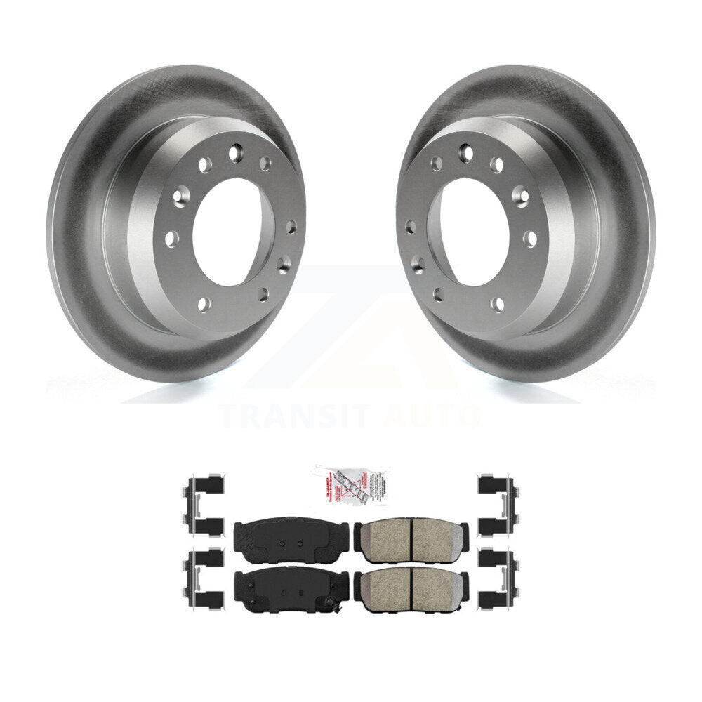 Rear Coat Brake Rotors Semi-Metallic Pad Kit For Hyundai Entourage Kia Sedona To 04/27/06 KGA-103866