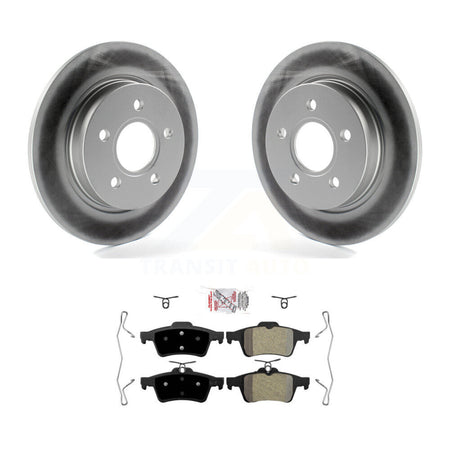 Rear Coated Disc Brake Rotors And Semi-Metallic Pads Kit For Ford Focus KGA-103920