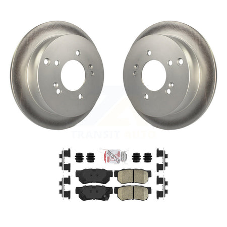 Rear Coated Disc Brake Rotor And Ceramic Pad Kit For Hyundai Tucson Kia Sportage Santa Fe KGA-103954