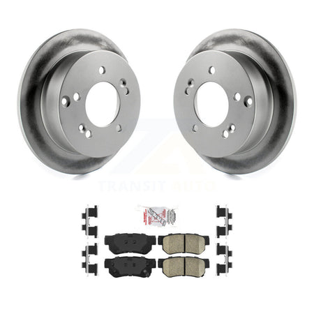 Rear Coat Brake Rotor Ceramic Pad Kit For Hyundai Tucson Kia Sportage Sonata Optima XG350 KGA-103959
