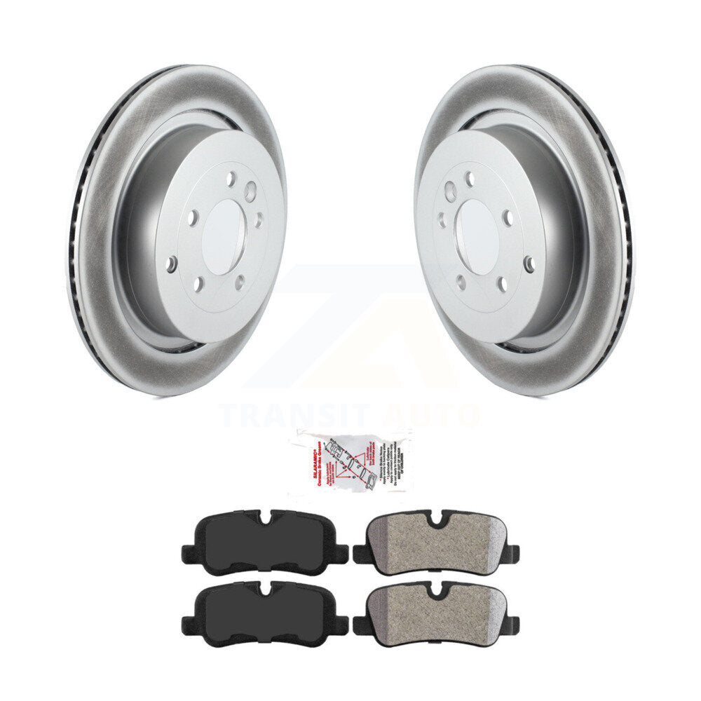 Rear Coated Disc Brake Rotor And Semi-Metallic Pad Kit For Land Rover Range Sport LR4 LR3 KGA-104049