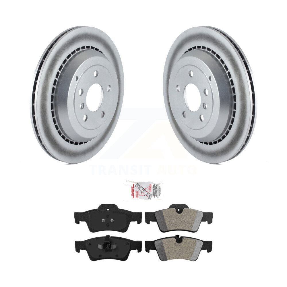 Rear Coat Brake Rotor Semi-Metallic Pad Kit For Mercedes-Benz ML350 GL350 R350 GL320 R320 KGA-104070