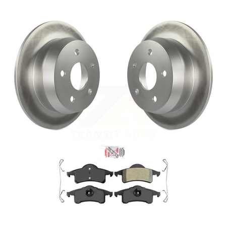 Rear Coated Disc Brake Rotors And Semi-Metallic Pad Kit For 1999-2004 Jeep Grand Cherokee KGA-104072
