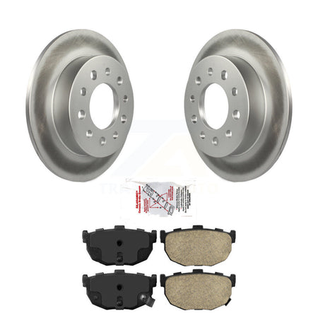 Rear Coated Disc Brake Rotors And Ceramic Pads Kit For 2003-2008 Hyundai Tiburon KGA-104107