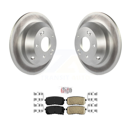 Rear Coated Disc Brake Rotors And Ceramic Pads Kit For 2015-2021 Kia Sedona KGA-104161