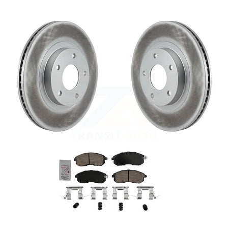 Front Coated Disc Brake Rotors And Ceramic Pads Kit For Nissan Altima INFINITI I35 KGA-104641